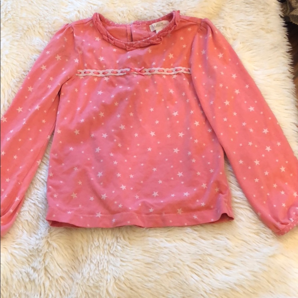 Long sleeve Matilda Jane pink stars shirt